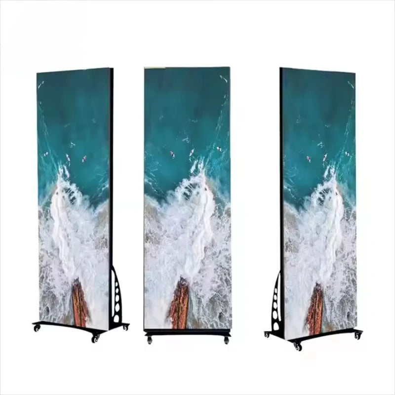 LEDIUP High Brightness P2 P2.5 P3 LED Electronic Poster Led Screen Smart Advertising Equipment Standing LED Display