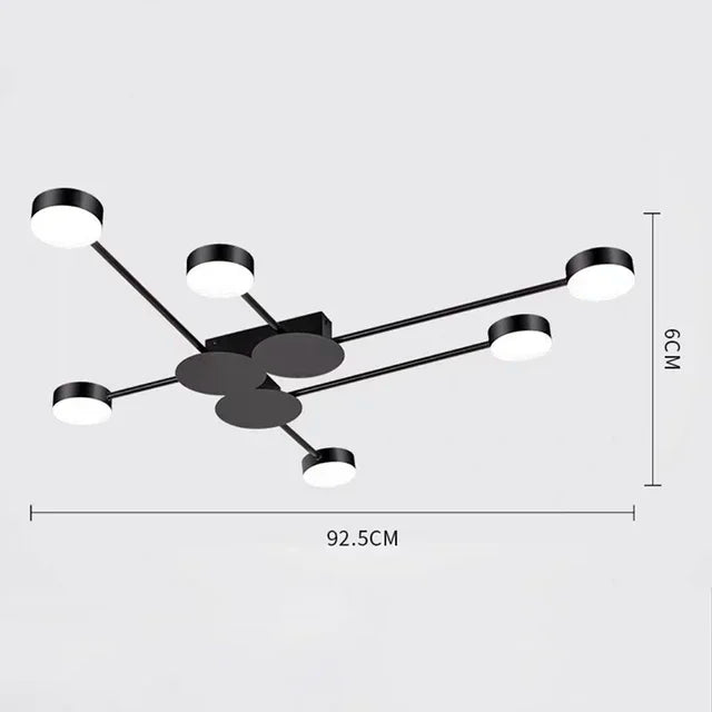 Nordic LED Ceiling Indoor Lighting Home Lamps Living Room Dining Bedroom Cloakroom Decoration Chandelier Lights Modern Wall Lamp