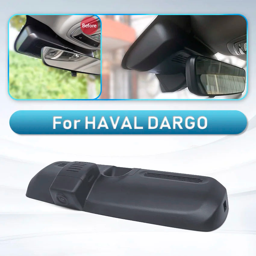 Plug and Play Dash Cam Car DVR UHD Video Recorder Camera For HAVAL H6 H7 F7 F7x H9 H3 DARGO Jolion GWM POER 4K Dashcam USB Port