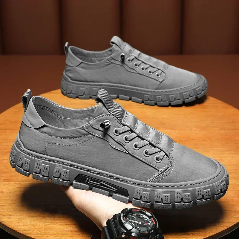 2025 Men Casual Sneakers Mesh Platform Breathable Lightweight Shoes Outdoor Walking Sports Shoes Tenis Masculino Zapatillas