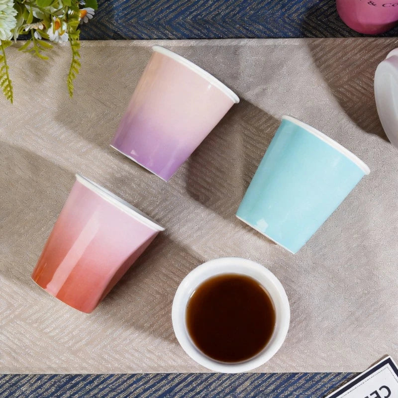 Classic European Blue Pair Cups Ceramic Water Cups Office And Household Mugs And Best Friend Mugs As Gifts