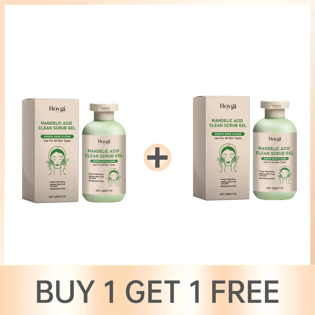 Mandelic Acid Body Scrub Gel Gentle Cleansing Pore Exfoliating Dead Skin Remover Smoothing Reduce Dryness Deep Cleansing Scrub