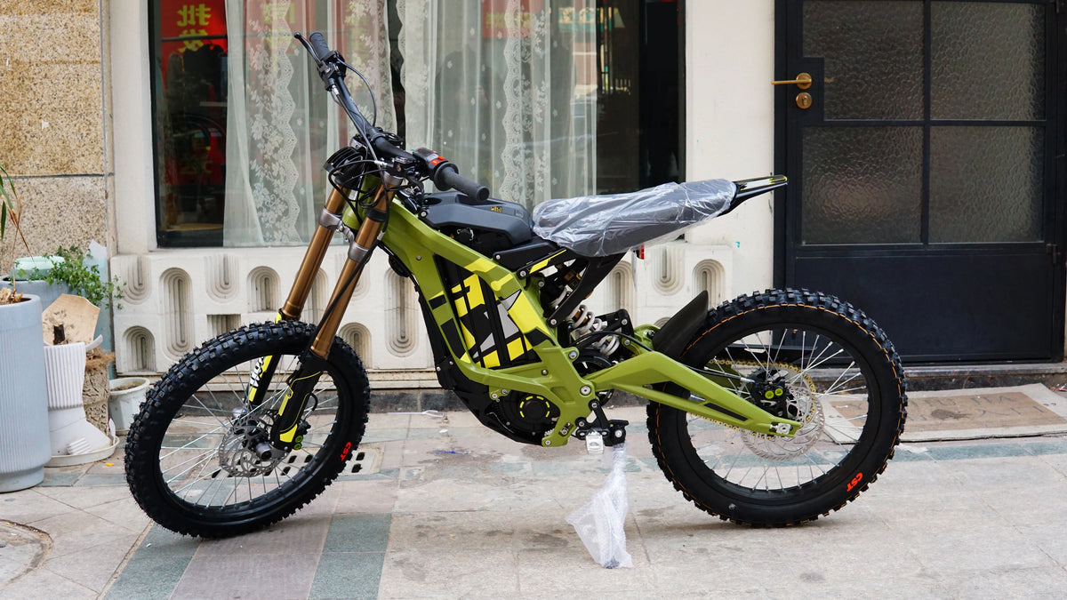 QQW Pink Light Bee X Frame High Power E-Bike Off-Road Adventure 60v Voltage Motorcycle