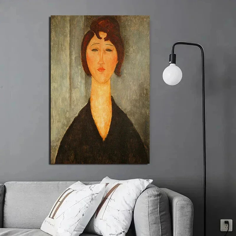 Minimalist Wall Art Modern Amedeo Modigliani Best Print Canvas Painting Posters For Living Room Modern Home Decor