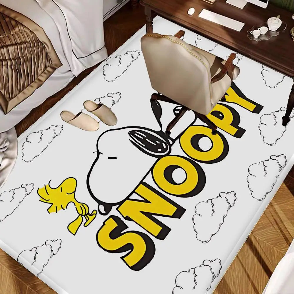 S-Snoopy Cartoon Kitchen Mat Cheaper Anti-slip Modern Living Room Balcony Printed Modern Home Decor