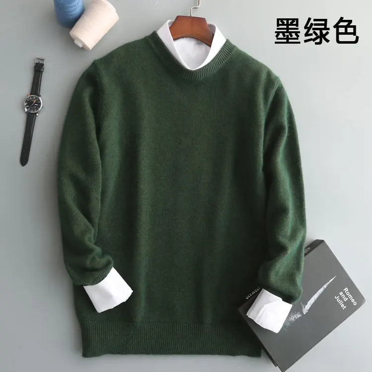 Cashmere Cashmere Sweater Men 2025 Autumn Winter Jersey Jumper Robe Hombre Pull Homme Hiver Pullover Men O-neck Knitted Sweaters