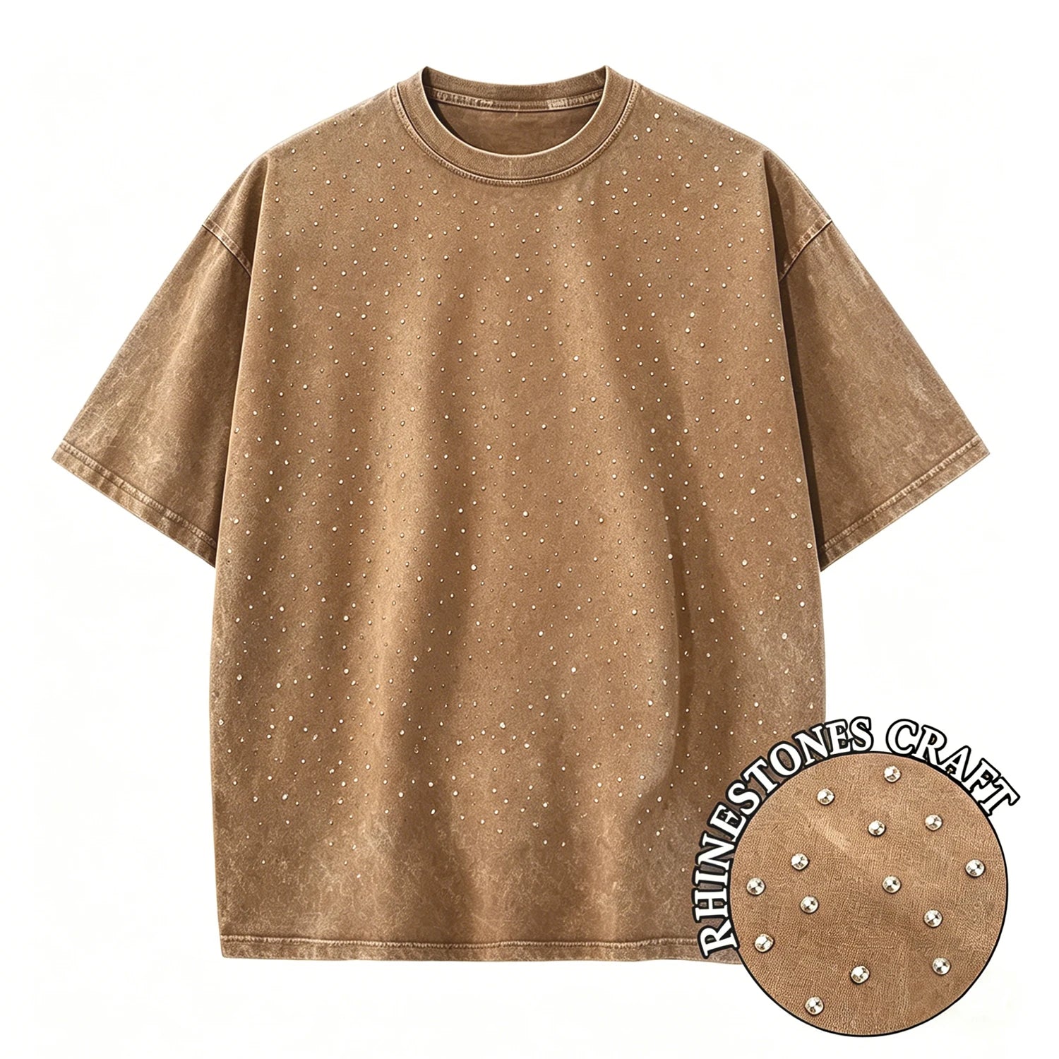 Solid Washed And Distressed T Shirt Men Trendy Loose Holes Clothes Summer Breathable Fitting Pure Cotton Soft Unisex T-Shirt