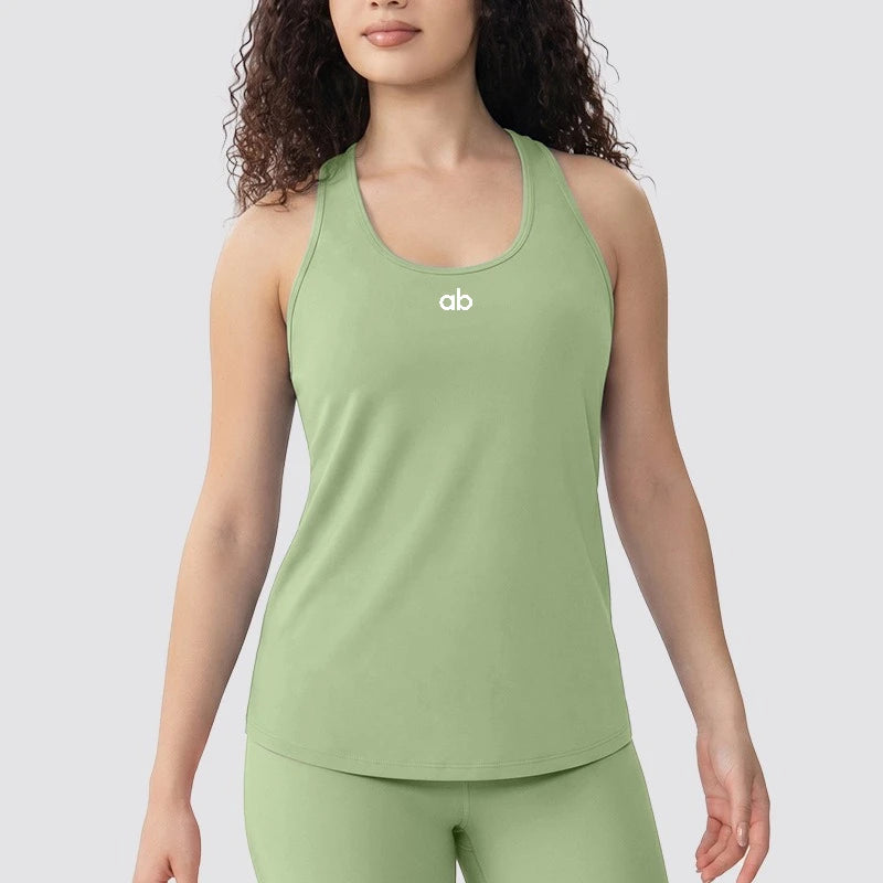Summer Plus Size Women Loose Quick Dry Tank Tops Breathable Backless Sleeveless Running Gym Fitness Singlet Vest Ropa De Mujer