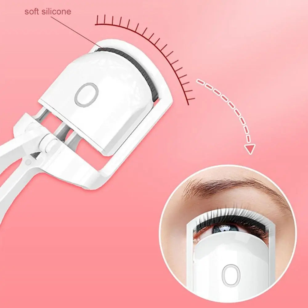 Lash Perm Electric Eyelash Curler Temperature Control Long-Lasting Curl Eyelashes Clip Electric ABS Beauty Eye Instrument Women
