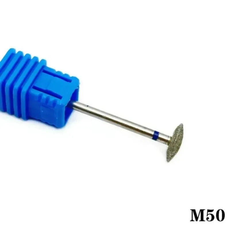 Flame Cone Cuticle Clean Nail Drill Bit 3/32'', Professional Safety Carbide Diamond Nail Bit Nail Cleaner for Cuticle Dead Skin
