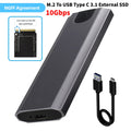 NVME SSD M2 Case NVME/SATA Dual Protocol M.2 to USB Type C 3.1 10gbps SSD Adapter for NVME PCIE NGFF SATA hard drive enclosure