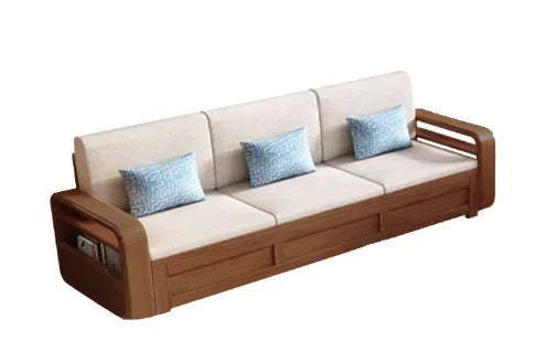 B182 Wood Storage Living Room Sofas Designer Sectional  Nordic Luxury Living Room Sofas Lounges Modern Banken Woonkamer Furnitur