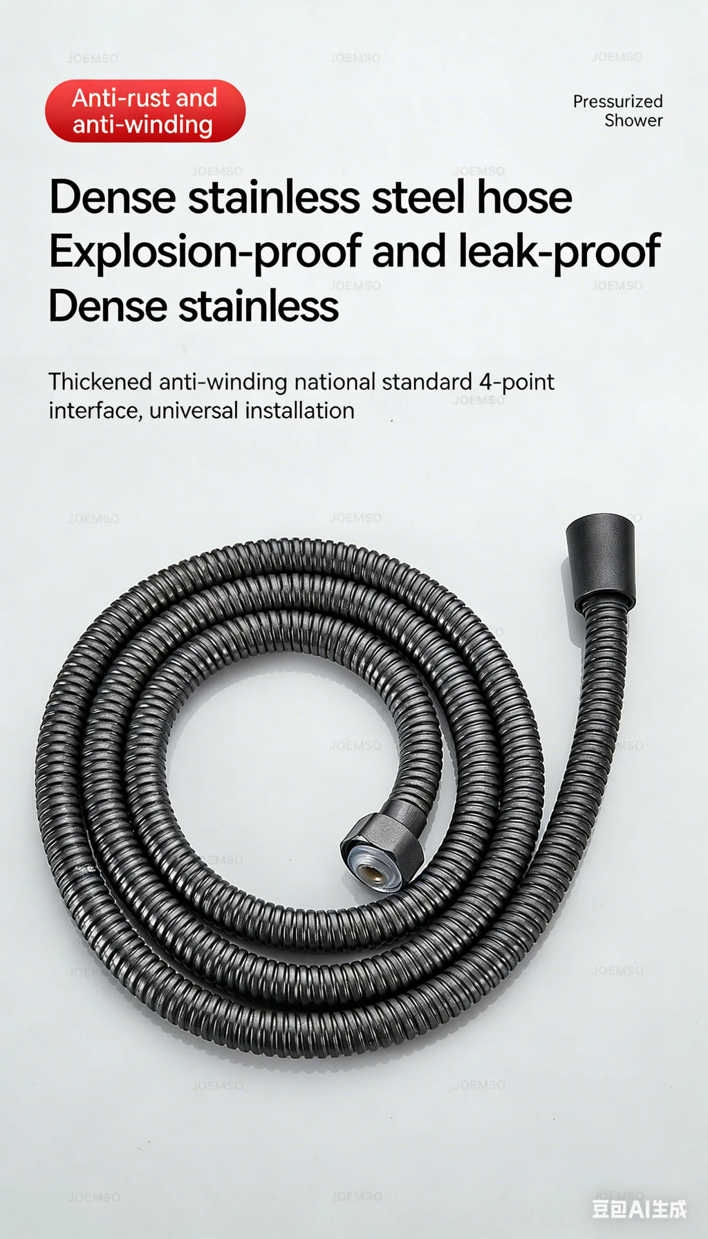 304 stainless steel shower head, handheld shower head for bathroom bathing, bathroom shower head