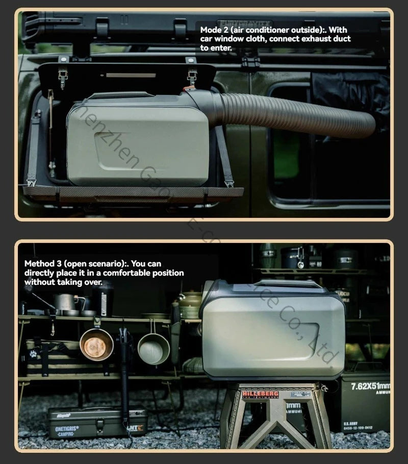 Portable 12V/24V Air Conditioner for Car Truck RV Camper Outdoor Camping - No Installation, Cooling Only All-in-One