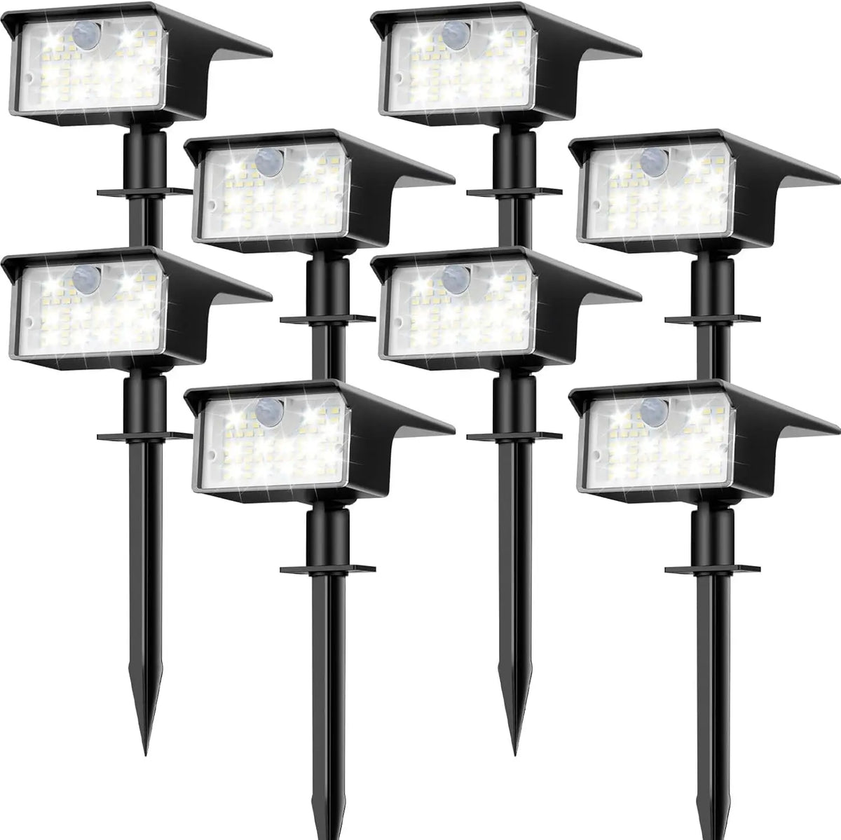 Solar Spot Lights Outdoor Motion Sensor, [62 LED]3 Modes Solar Landscape Spotlights Outdoor Waterproof,  for Yard Garden Patio