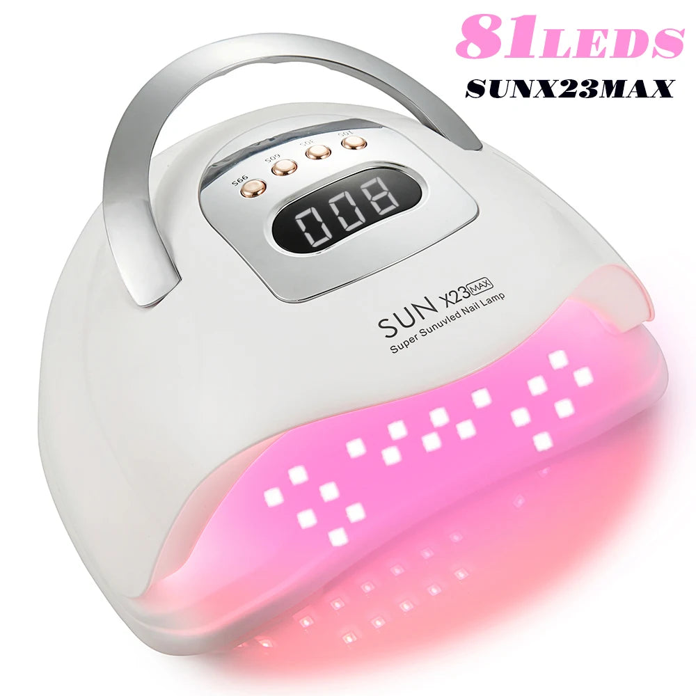 Professional Nail Dryer 81LEDs Nail Curing Lamps For Home Salon UV LED Nail Lamp For All Gel Polish Nail Equipment Manicure Tool