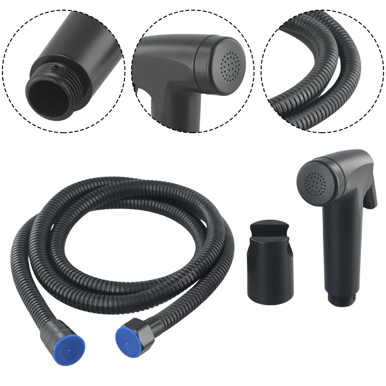 Toilet Douche Bidet Head Handheld Hose Spray Sanitary Shattaf Kit Shower Handheld Toilet Bidet Faucet Sprayer Shower Nozzle