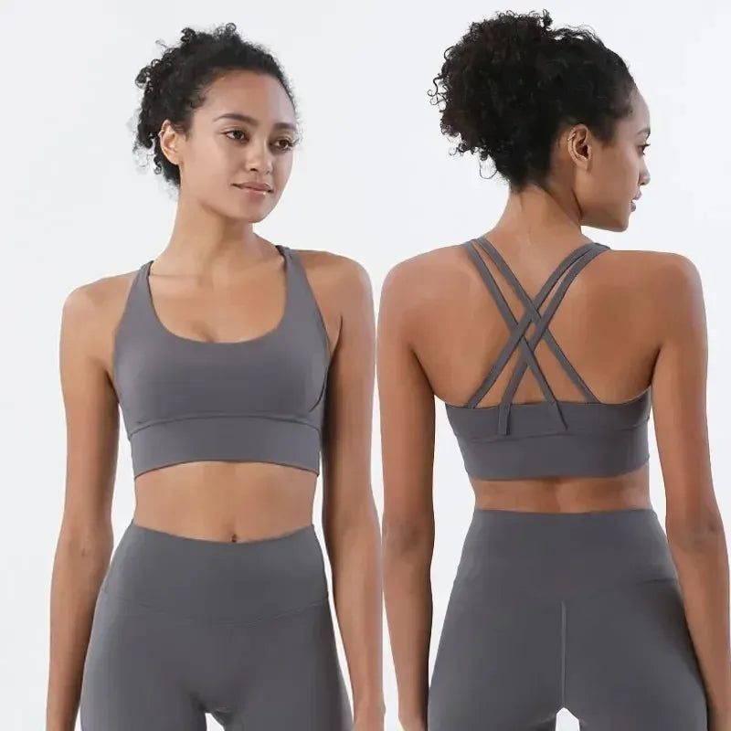 Women's 2 Piece Sports Set - High Waist Booty-Lifting Leggings with Back Pocket & Sports Bra Yoga/Gym/Running Workout Outfit