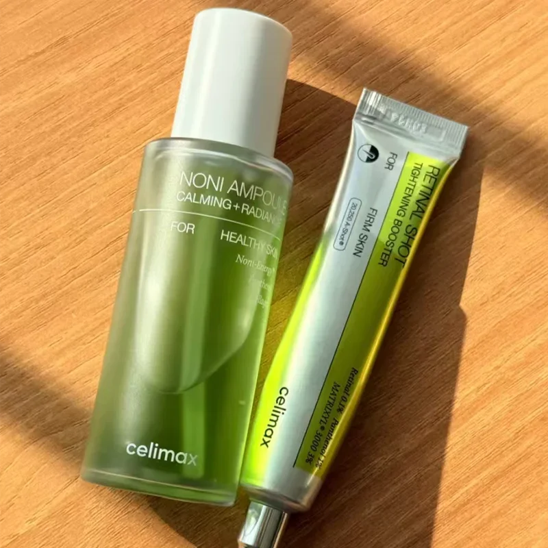 Celimax Retinol Eye Cream Noni Ampoule Radiance Serum Noni Extract Collagen Soothe Boost Glow Deep Hydrating Korean Skin Care