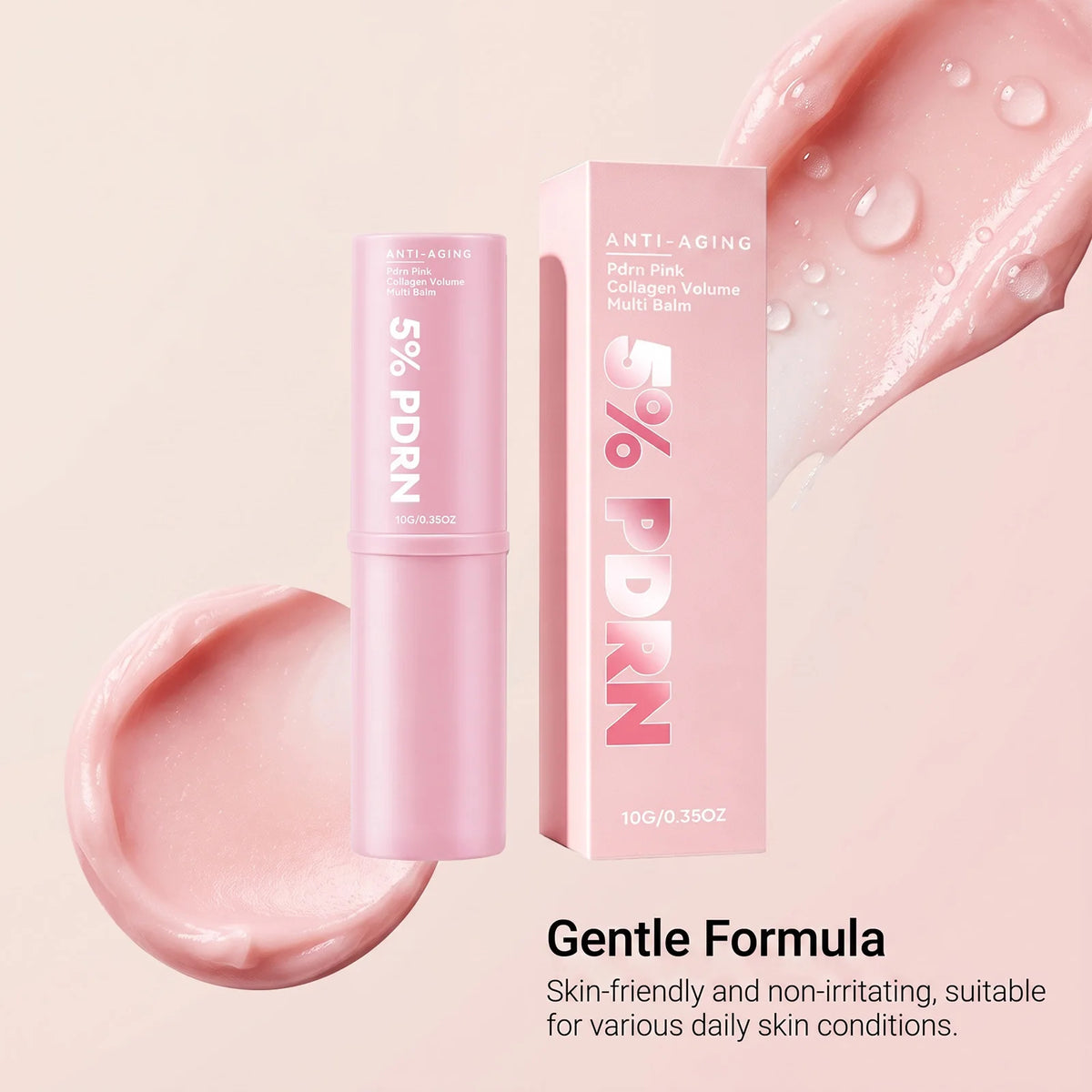 Eye & Face Skincare Duo Set Snail Mucin Anti Wrinkle Eye Cream Stick & PDRN Pink Collagen Volumer Multi Balm Firming Plump Care