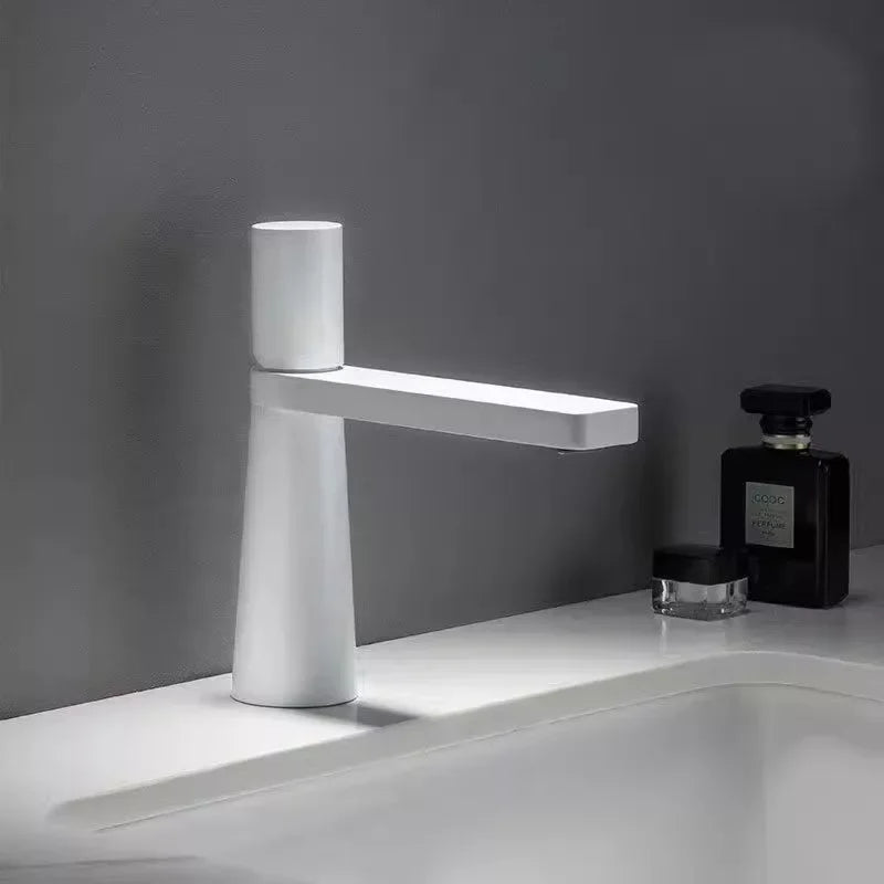 Black Bathroom Faucet Gray Basin Faucets Hot & Cold Bathroom Sink Faucet Deck Mounted Lavotory Faucet  Mixer Water Tap SS 304