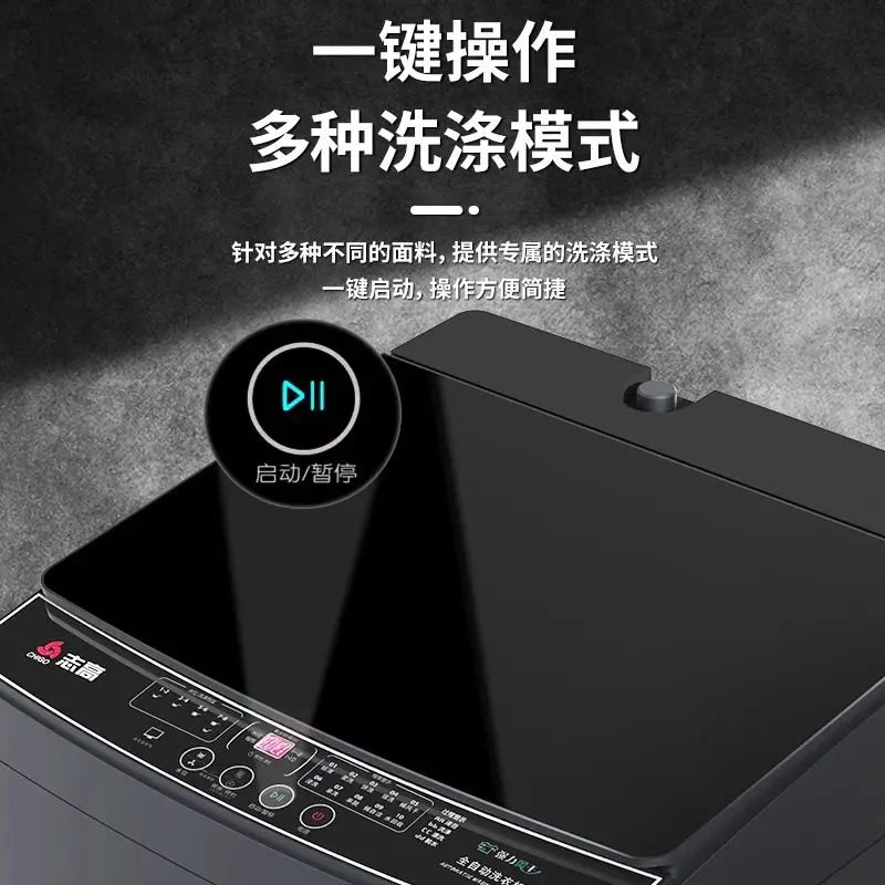 10KG 15KG Compact Top Loading Washer Dryer Fully Automatic Small Household Dormitory Apartment Washing Machine
