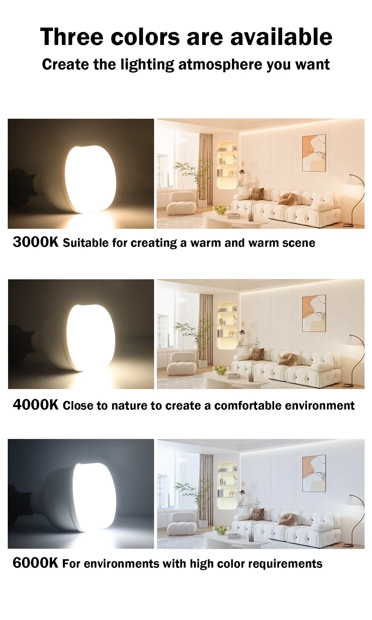 1-5pcs 50W 10W 5000lm Super Bright LED Bulb AC 110V 220V E27 LED Lamp Lampada LED Light Illa Lighting Lamp for Home Livingroom