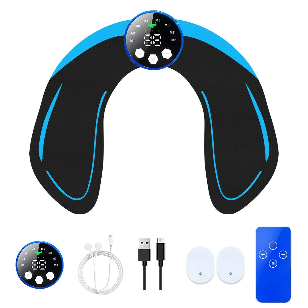 Wireless EMS Body Sculptor With Rechargeable Dual Channel Muscle Toner Butt Trainer 29 Levels 8 Modes For Home And Gym Workout