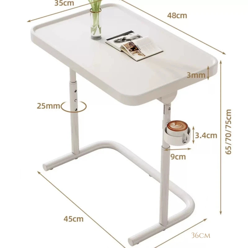 Mobile Modern Table Adjustable Workstations Side Small Coffee Table Apartment Occasional Mesa Centro Elevable Home Furniture
