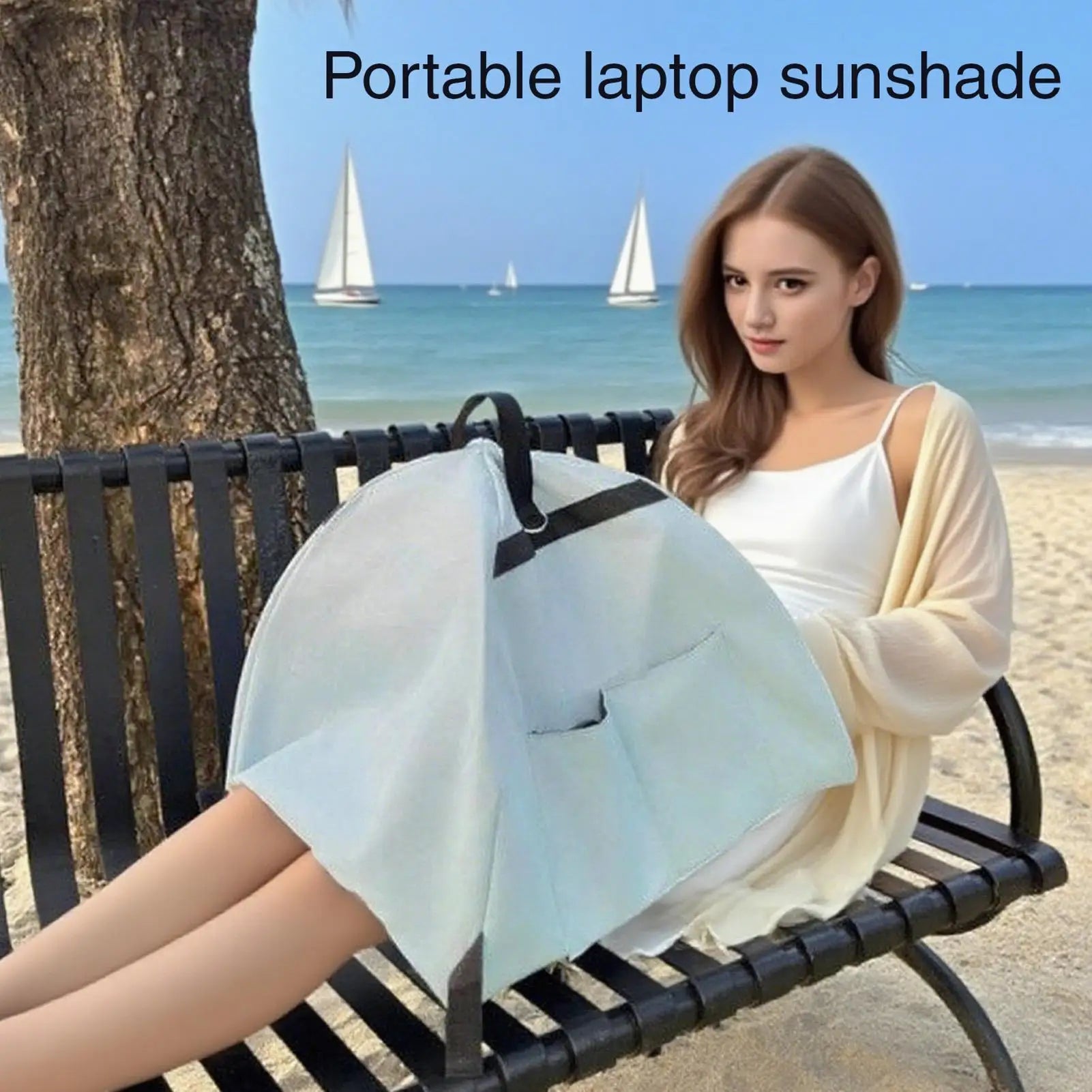 Portable Laptop Sunshade Universal Foldable Laptop Sunshade Privacy Protection Cover Suitable For 13-16 Inches Laptop