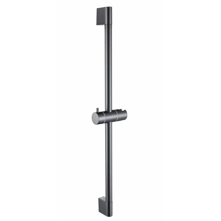 Adjustable Shower Bar Lifting Rod Extendable Wall Mount Shower Horizontal Bar Column Black White Chrome Bathroom Riser Slide