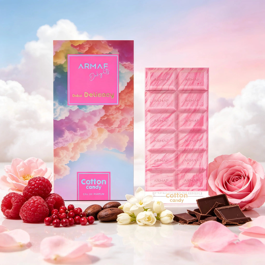 Armaf Parfums Cotton Candy Unisex EDP 70ml- a Delicious Fruit Fragrance with Raspberry Pink Pepper Cocoa Jasmine Rose Vanilla Benzoin And Cedarwood