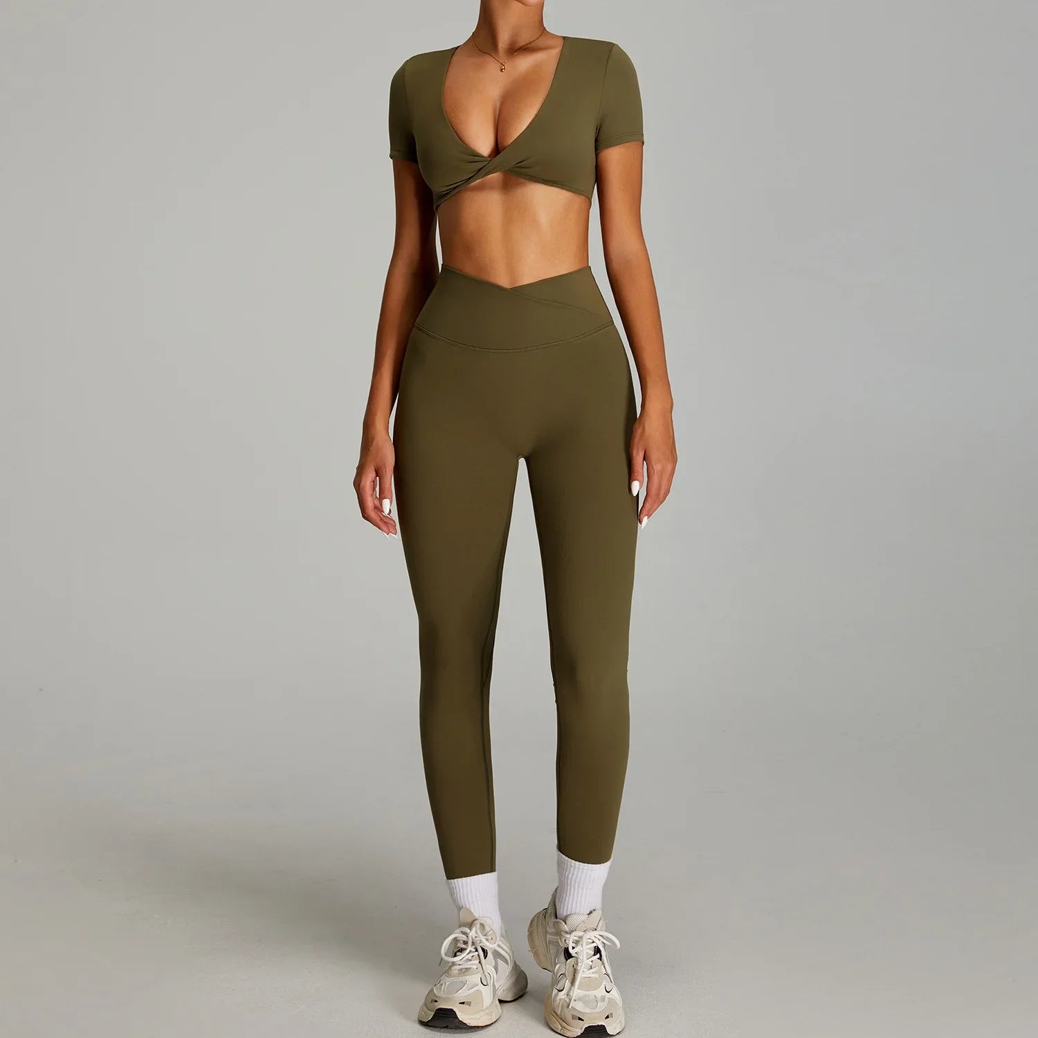 2025 New Women's High Waist Yoga Set - Seamless & Breathable 2-Piece Workout Outfit for Gym, Pilates & Running (+3 Colors)