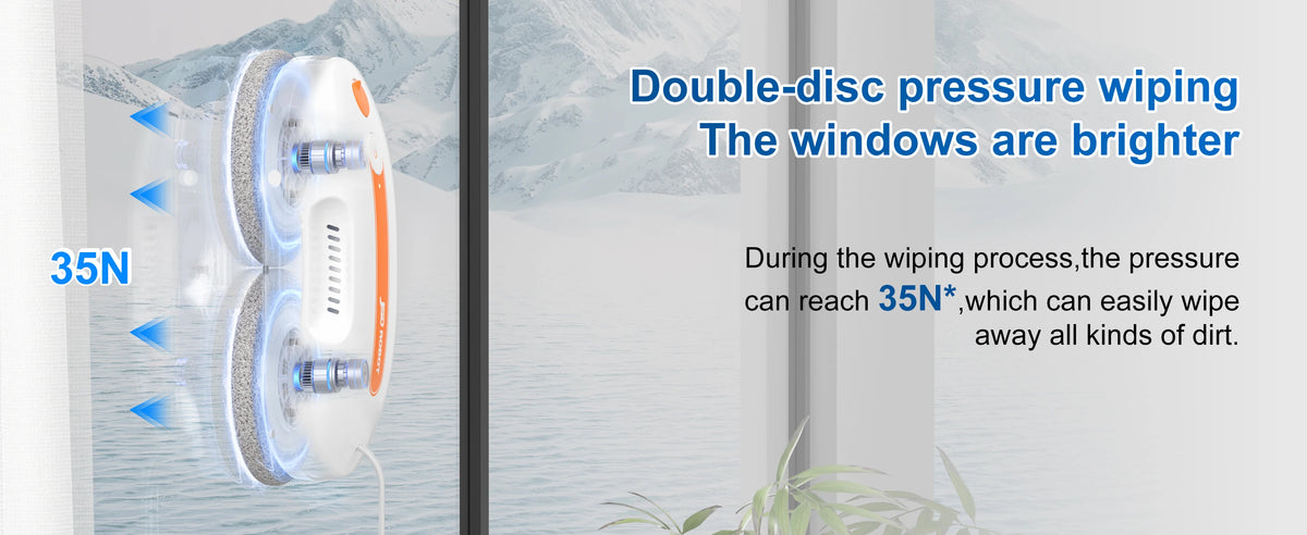Ultra Low Noise Multifunctional Smart Window Cleaning Robot Household Villa Automatic Glass Cleaning Equipment