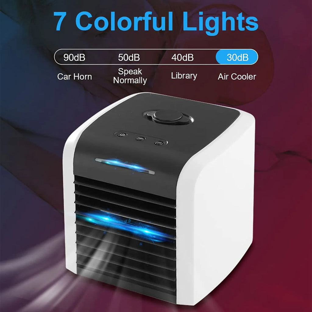 A70Z Fafa】Portable Air Conditioner,Mini Personal Evaporative Air Cooler Desk Fan
