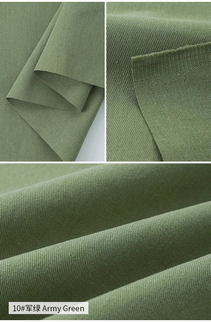 150x50cm Cotton Denim Fabric Solid Color Thick Twill Jeans Material Sewing Pants Windbreaker Jacket Sofa Handmade Cloth Fabric