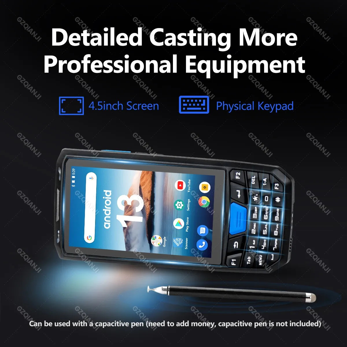 Android 13 PDA Rugged Handheld Terminal PDA Data Collector Honeywell 1D 2D QR Barcode Scanner Inventory Wireless 4G GPS POS PDA