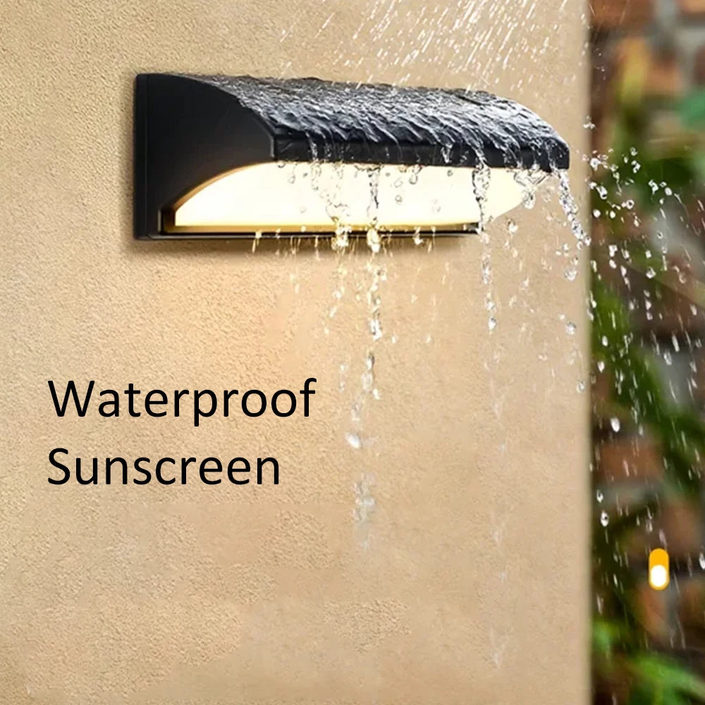 Outdoor LED Wall Lamp Waterproof Exterior Wall Light For Porch Garage Garden Courtyard Villa Indoor Wall Lamp Light 110V 220V