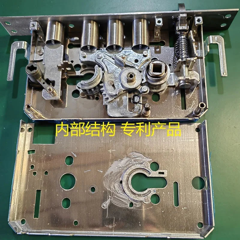 6068 304 Stainless Steel Security Door Lock Body Internal Gear Structure Anti Stuck for Smart Fingerprint Lock