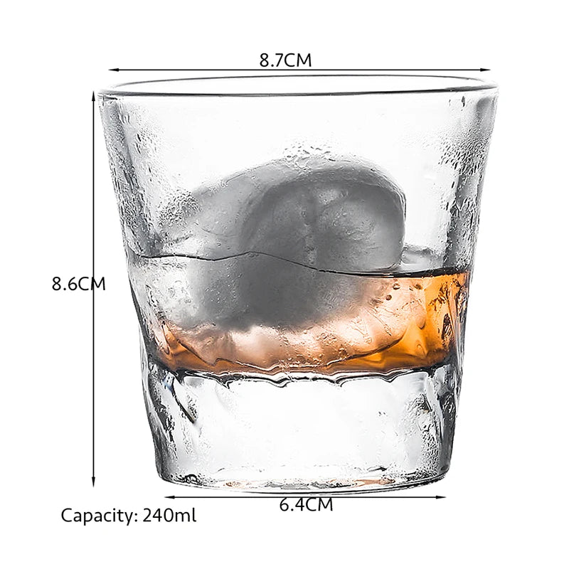 Whiskey Glasses, Scotch Whisky, Bourbon, Cocktails, RUM, Durable Whiskey Glasses