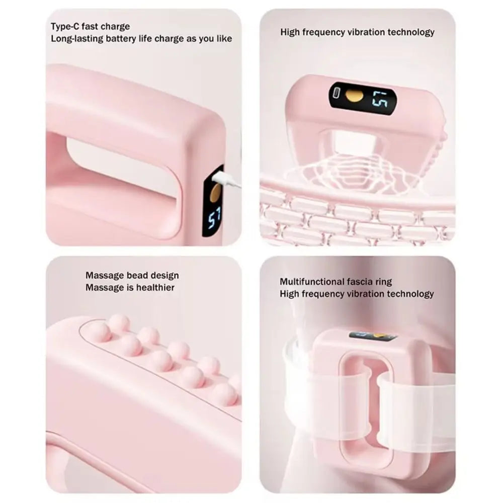 Portable Electric Fascia Massage Ring Ergonomic Adjustable Speed Electric Body Slimming Machine Low Noise Fat Burning