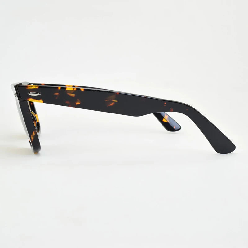 SUN glasses classics Glass lens Acetate sun glasses men Y-2140 Double rivet Design Goggles Elegant Female Square UV sunglass