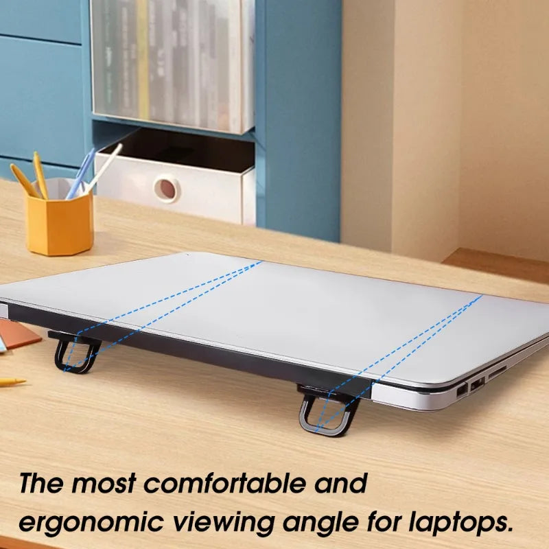 2pcs Keyboard Stands, Mini Laptop Stand for Desk, Portable Laptop Stand Compatible with MacBook Air Pro, Dell XPS,  HP More.