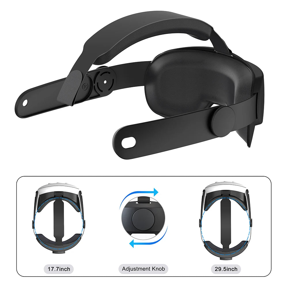 HUANDAI Design For Meta Quest 3/Oculus Quest 3 Elite Strap Adjustable Head Strap