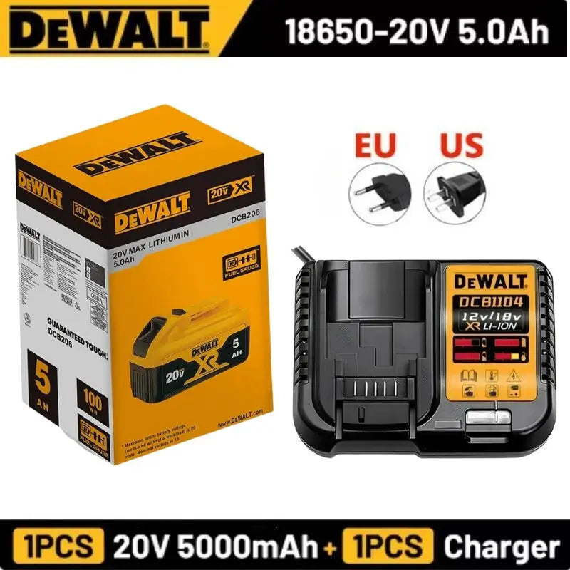 Original Dewalt 20V/60V 9.0Ah Power Tool Battery DCB206 DCB205 DCB200 DCF887 DCG405 DCD791 DCF922 DCF850 DCD805 Tool Battery