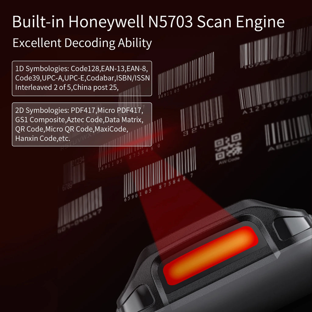 CHWEIDA 4 inch Full Keyboard Handheld Android PDA 1D 2D QR Code Barcode Scanner UHF RFID Reader Data Collector Terminal