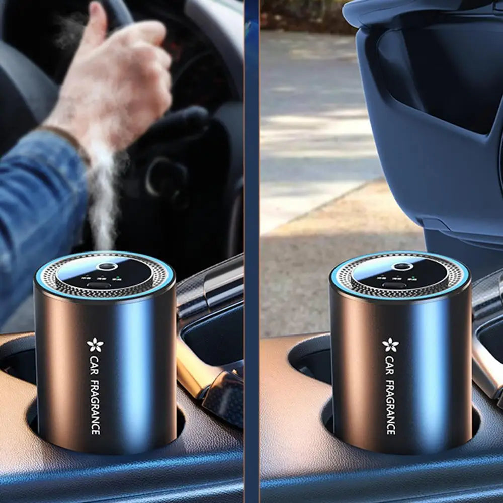 Car Perfume Diffuser Smart Car Air Diffusers Adjustable Concentration 50ml Essential Oil Diffuser Rechargeable Car Fragrance