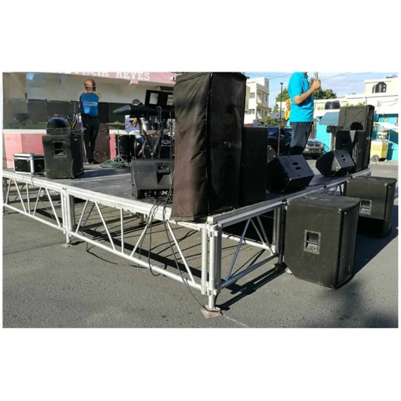 1.22M 2.44m Aluminum Concert Stage Podium 4x 8ft Plywood Stage 4ft 8ft