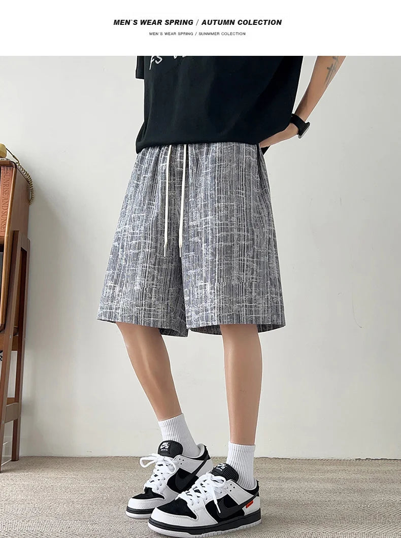 Laege Size 8xl Shorts Men 7xl 6xl 5xl Summer Oversized Sweatpants Sprots Short Pants Printed Streetwear Loose Casual Shorts Male