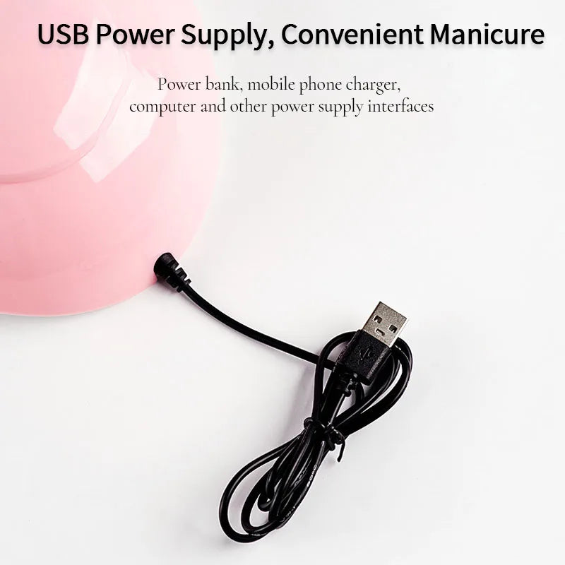 LED UV Gel Nail Lamp with 3 Timer Presets Auto Sensor Gel Polish Nail Dryer Curing Lamps for Manicure Home and Salon